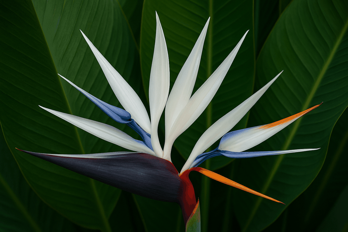 Strelitzia Nicolai kamerplant met groene bladeren in pot voor binnen, tropische plant kopen tips