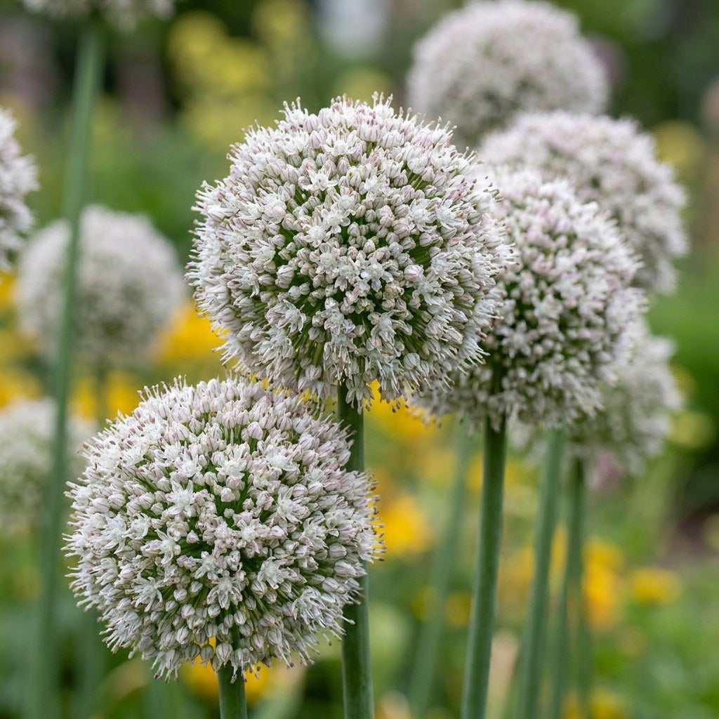 Prydløg Ping Pong i blomst