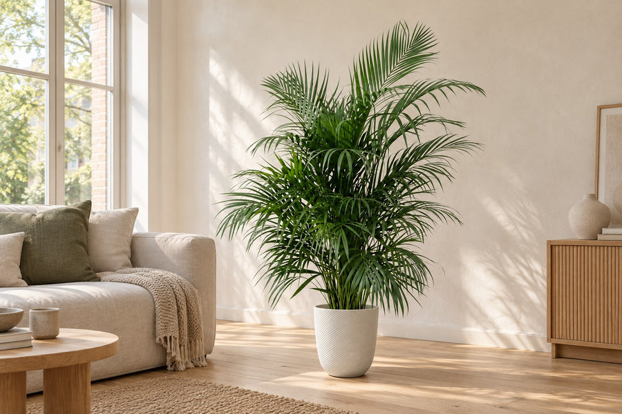 Palmera areca (Dypsis lutescens) 140 cm de altura, maceta ø24 cm