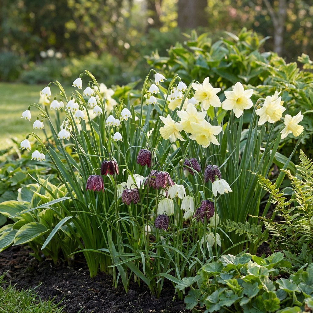 Bloem natte tuin mix in bloei in de tuin
