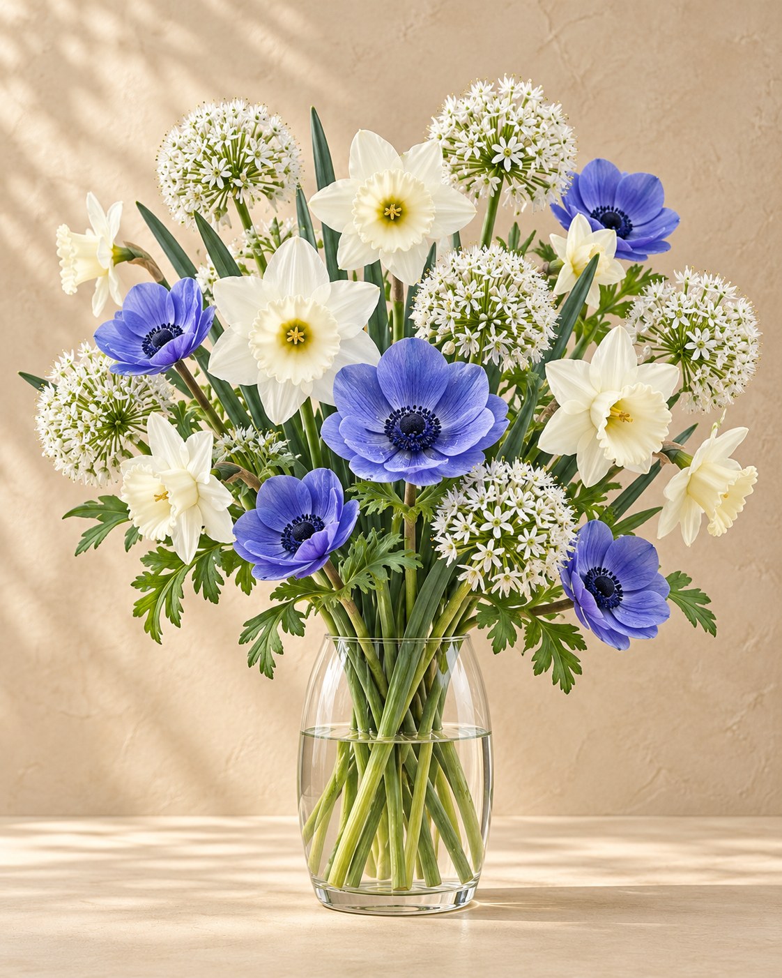 Bloem Sunny Garden mix in bloei in een vaas