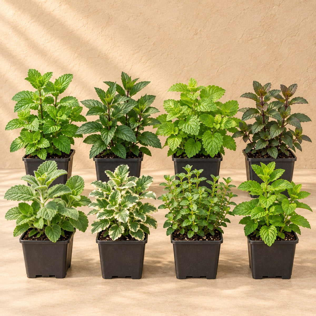 Tea Herb Border Collection, 8 perennials for 1 m²