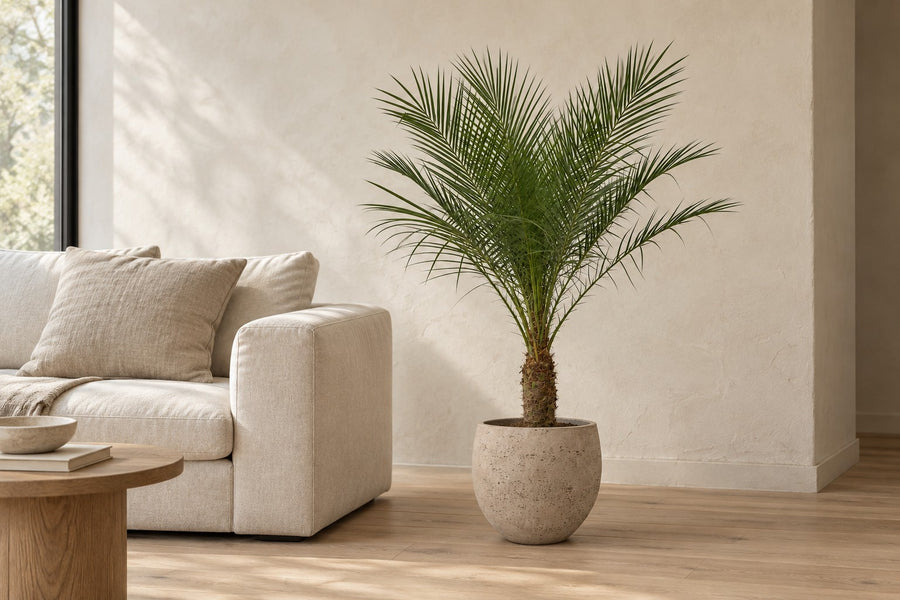 Dwergdadelpalm (Phoenix roebelenii) 100 cm hoog, pot ø21 cm