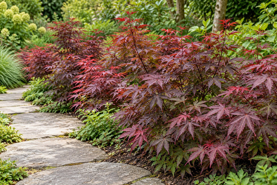 Klon palmowy 'Atropurpureum' (Acer palmatum)