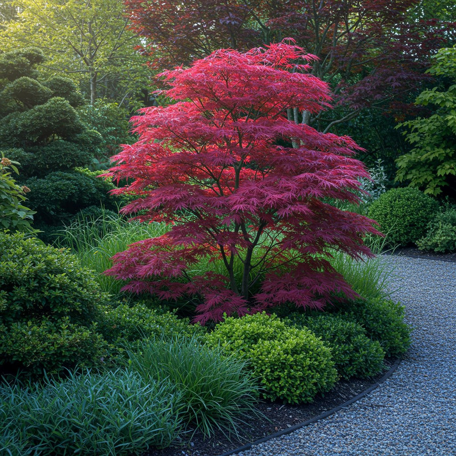 Klon palmowy 'Atropurpureum' (Acer palmatum)