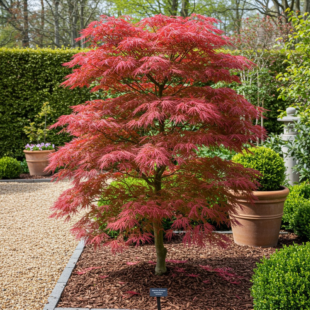 Japanese maple 'Beni Maiko' in the garden