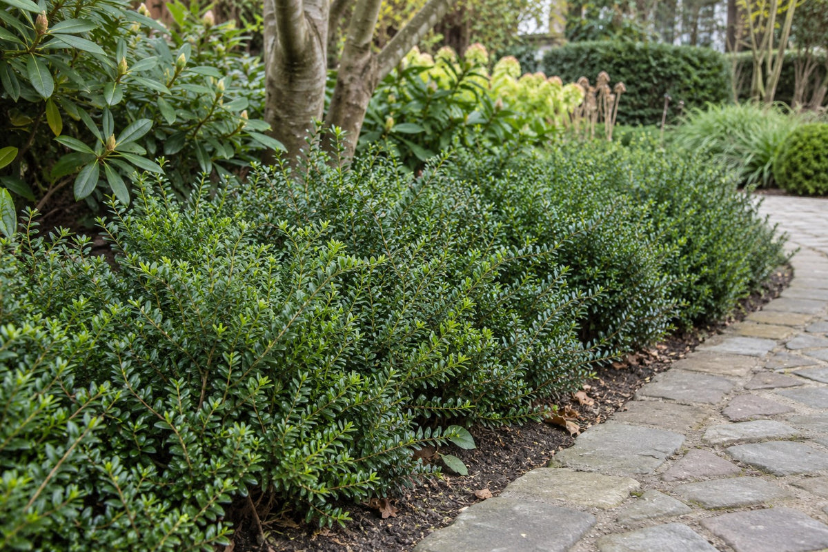 Acebo japonés 'Jenny' plantada en el jardín