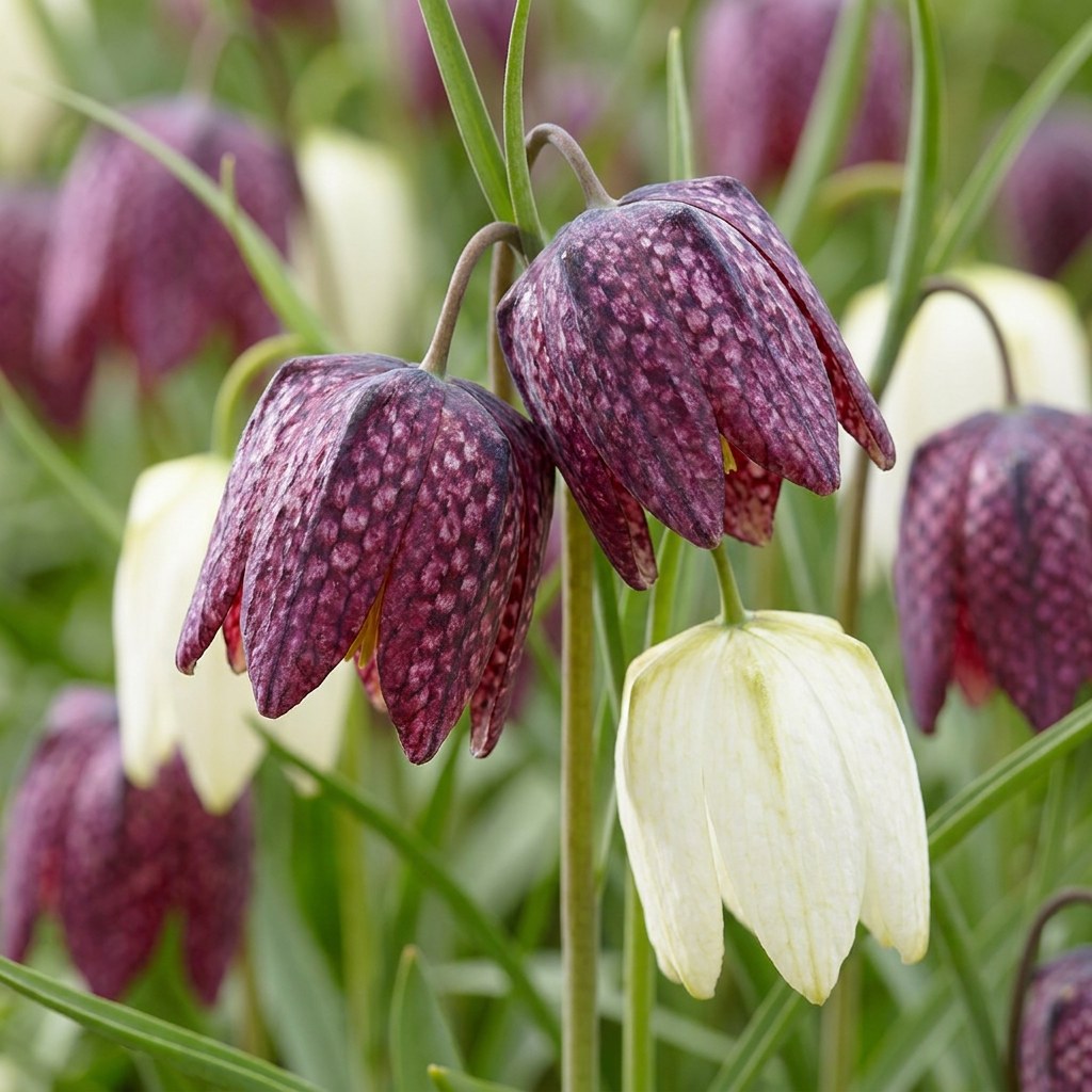 Kievitsbloem Meleagris mix in bloei