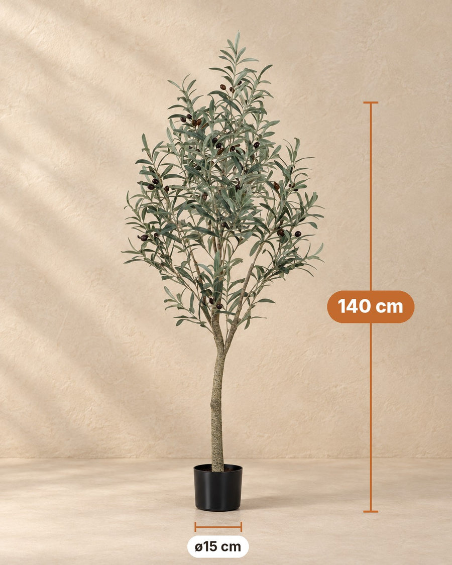 Kunstigt oliventræ (Olea europaea), 140 cm høj
