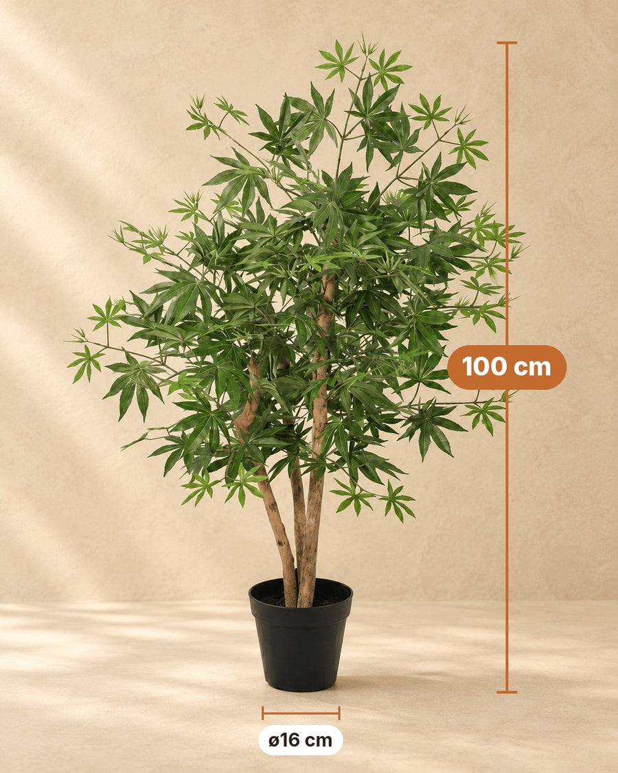 Pianta artificiale Acer Palmatum 100cm - ø16