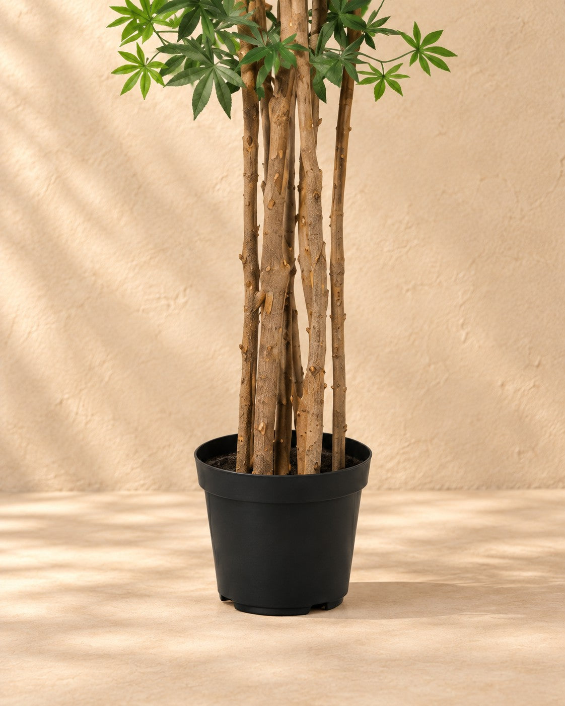Onderste deel van de Kunstplant Acer Palmatum met de pot