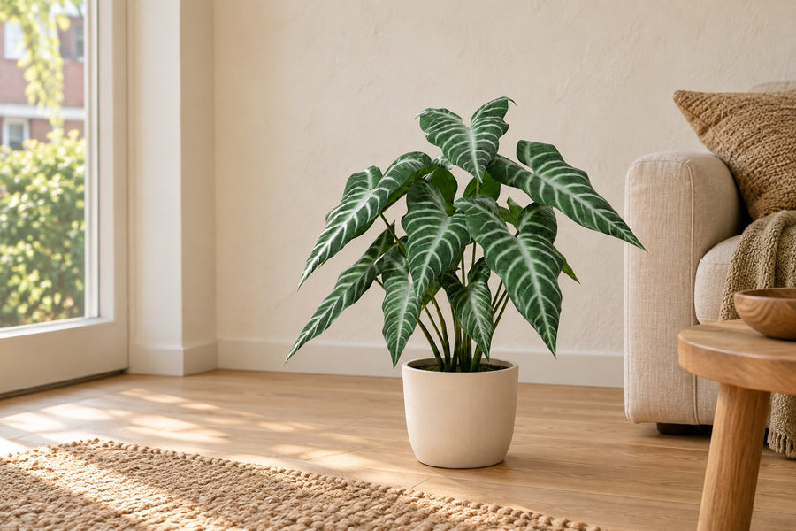 Kunstplant Alocasia Polly 49cm - ø15