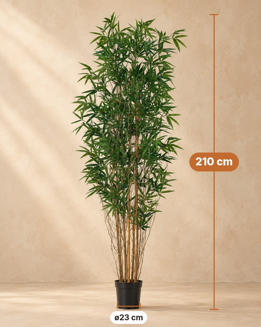 Kunstplant Bamboe 210cm - ø23