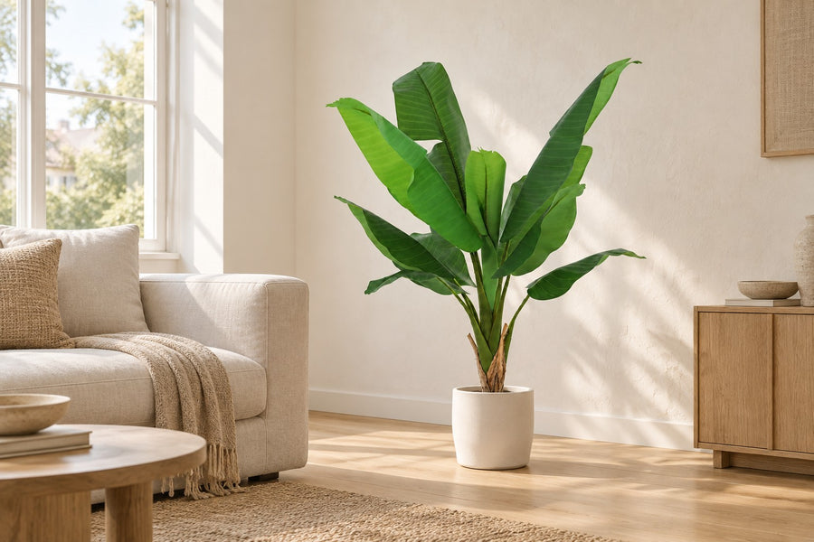 Artificial plant Banana plant Musa 120cm - ø16