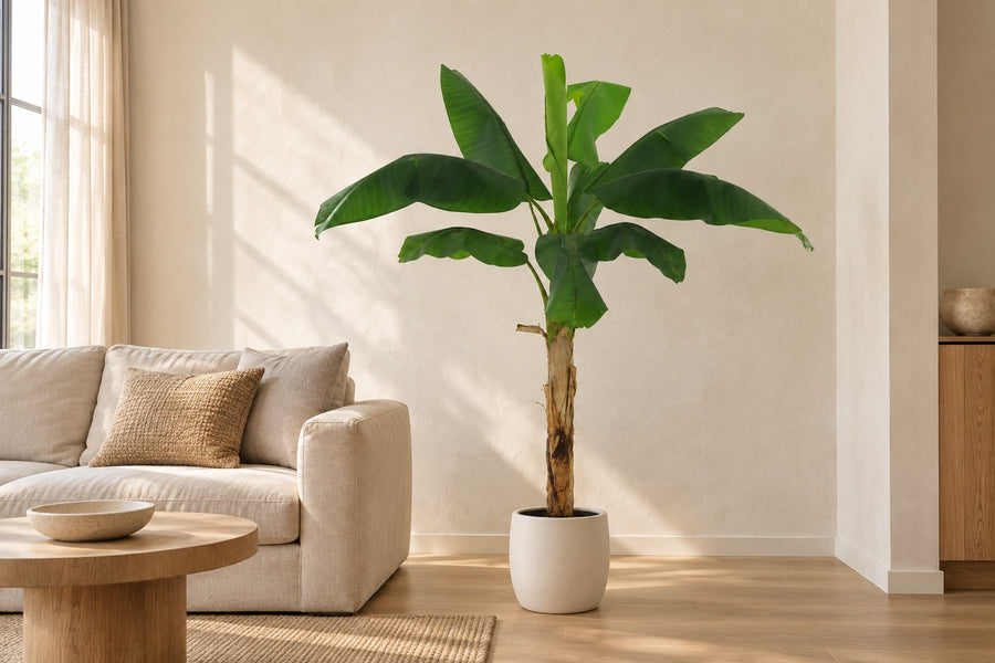 Kunstpflanze Bananenpflanze Musa 180cm - ø20