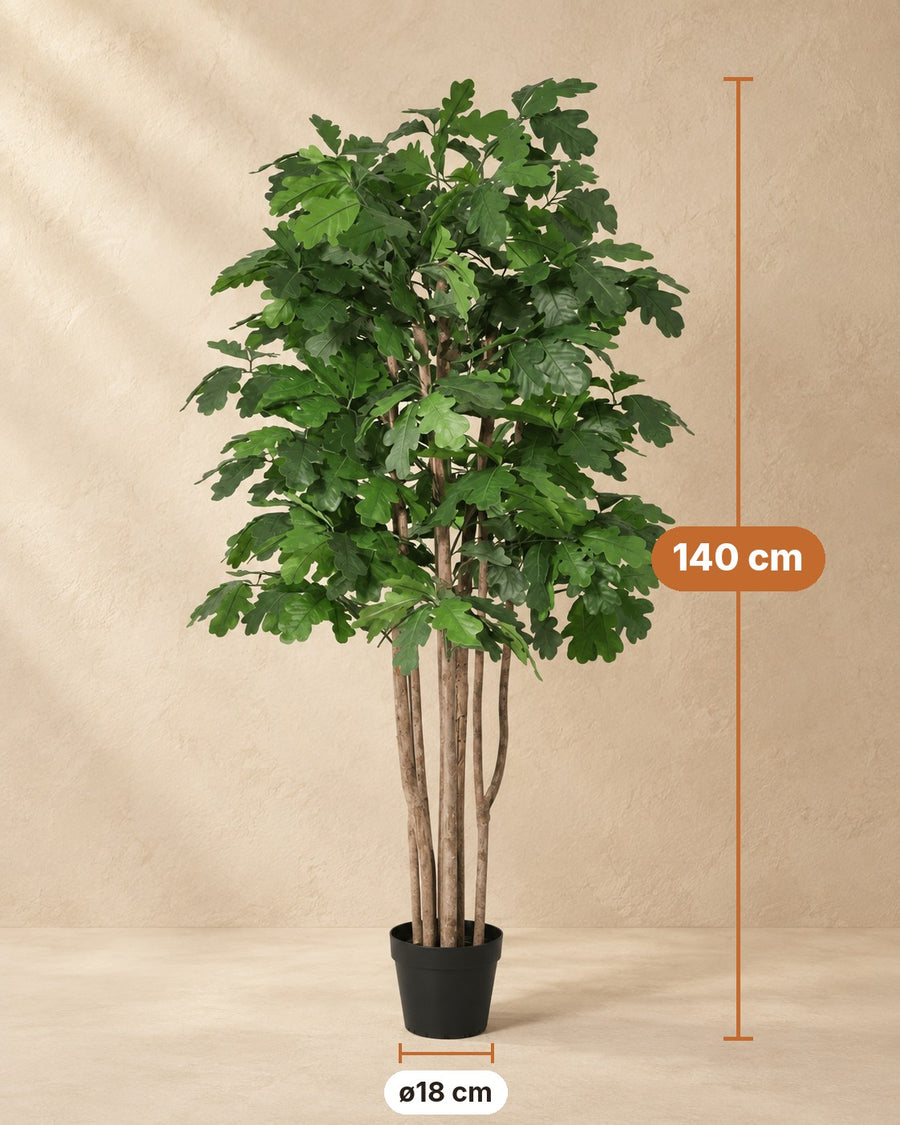 Kunstplant Eikenboom 140cm - ø18