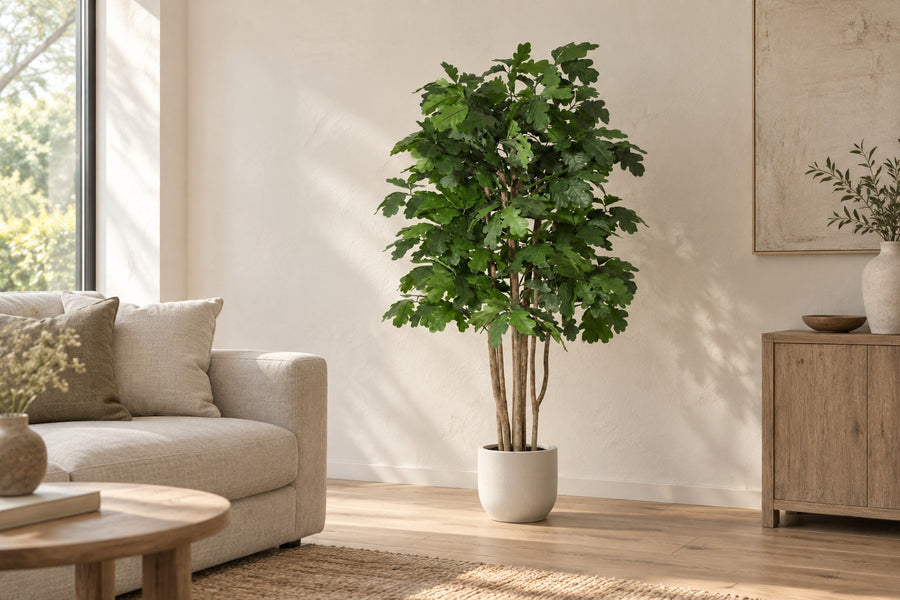 Kunstplant Eikenboom 140cm - ø18
