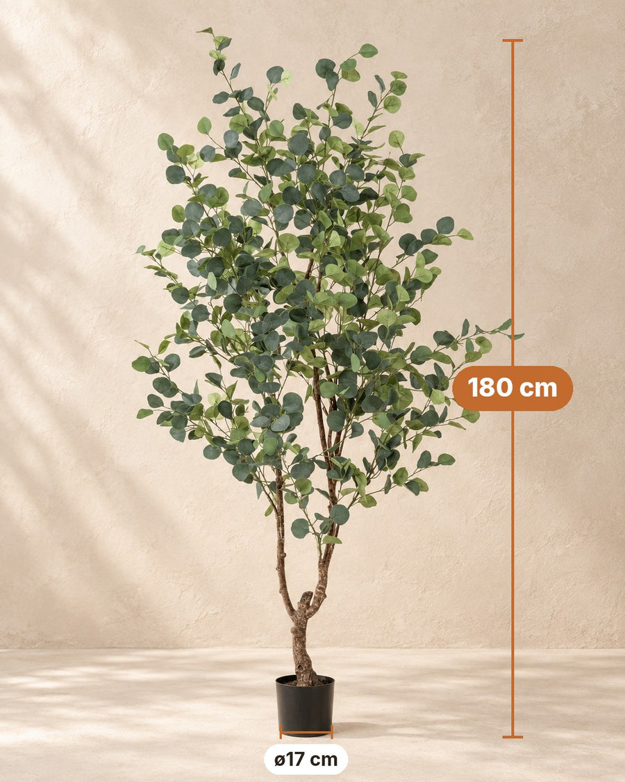 Artificial plant Eucalyptus (blue gum tree), 180 cm tall