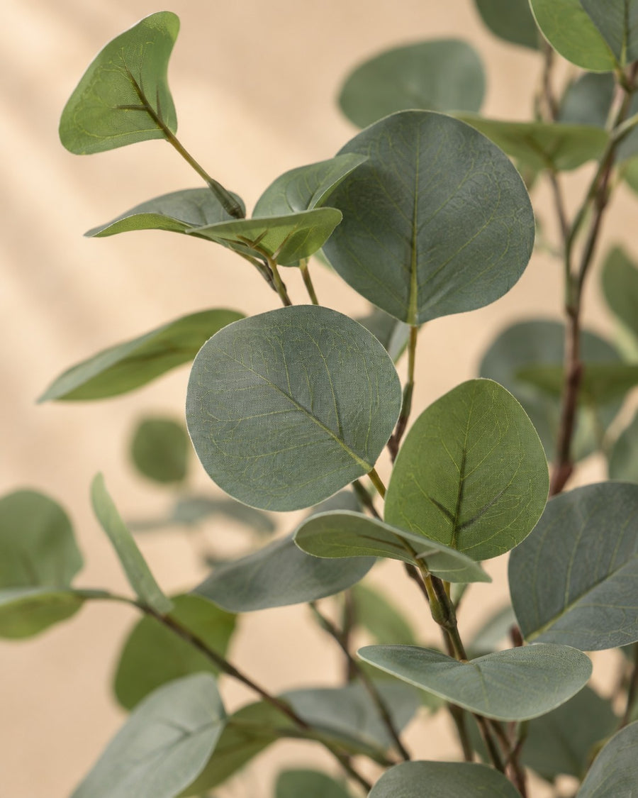 Kunstplant eucalyptus (Eucalyptus) 120 cm hoog, pot ø9 cm