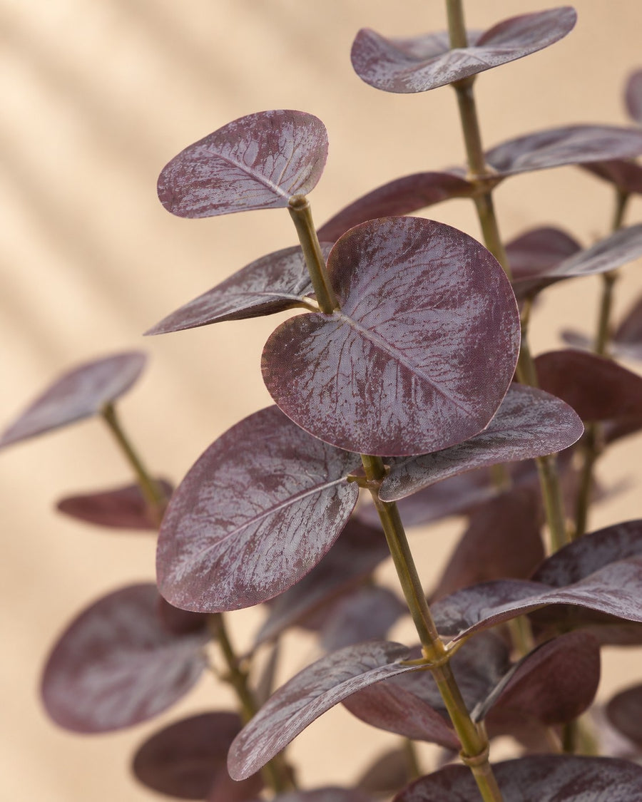 Pianta artificiale Eucalyptus viola 120cm - ø18