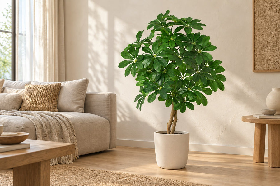 Kunstpflanze Schefflera Arboricola 120cm - ø18
