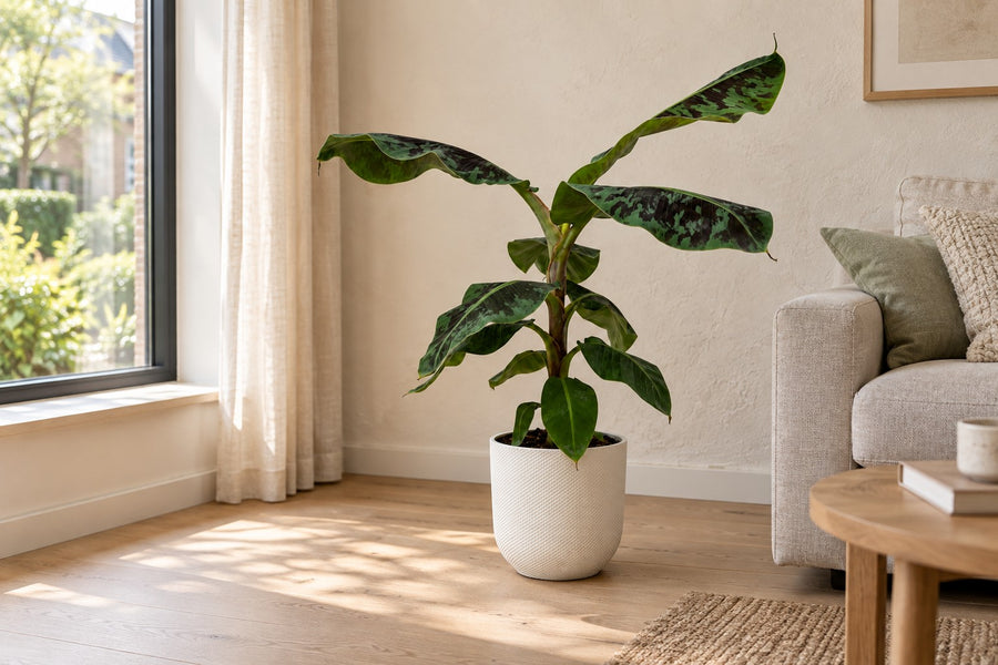 Musa (bananenplant) 80 cm hoog, pot ø19 cm
