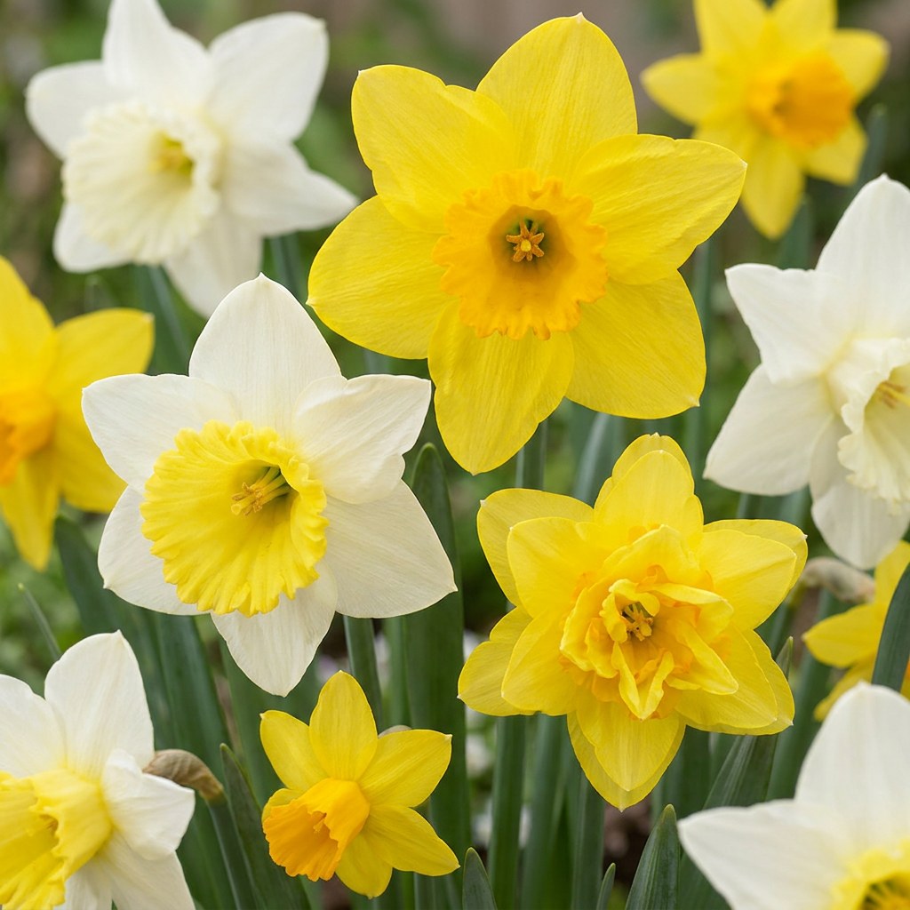 Narcis Botanische mix in bloei