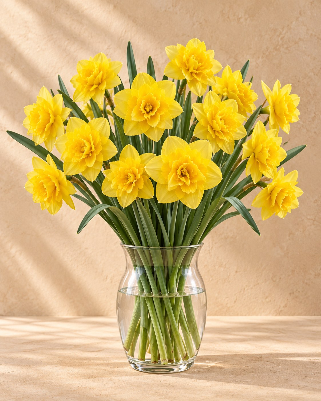 Narcis Golden Ducat in bloei in een vaas