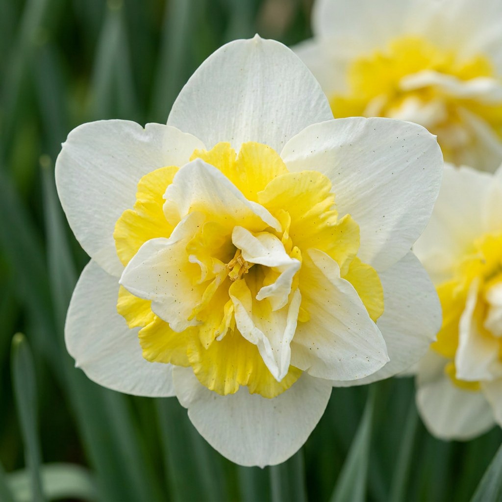 Narcis Ice King in bloei