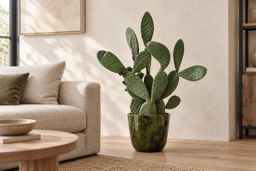 Opuntia ficus indica (cactus) 120 cm di altezza, vaso ø38 cm