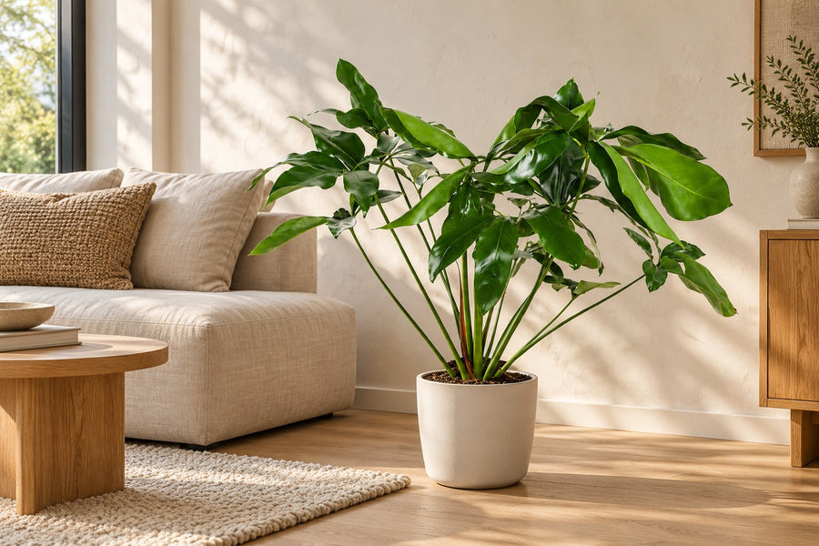 Philodendron 'Green Wonder' 100 cm hoch, Topf ø24 cm