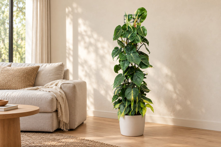 Philodendron hederaceum 'Brasil' 120 cm hoog, pot ø24 cm