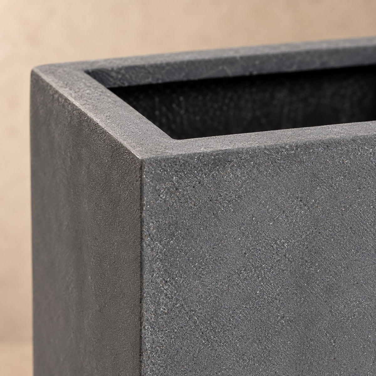 Sierpot Block Grey Ø30 x H30 cm, detail van het oppervlak