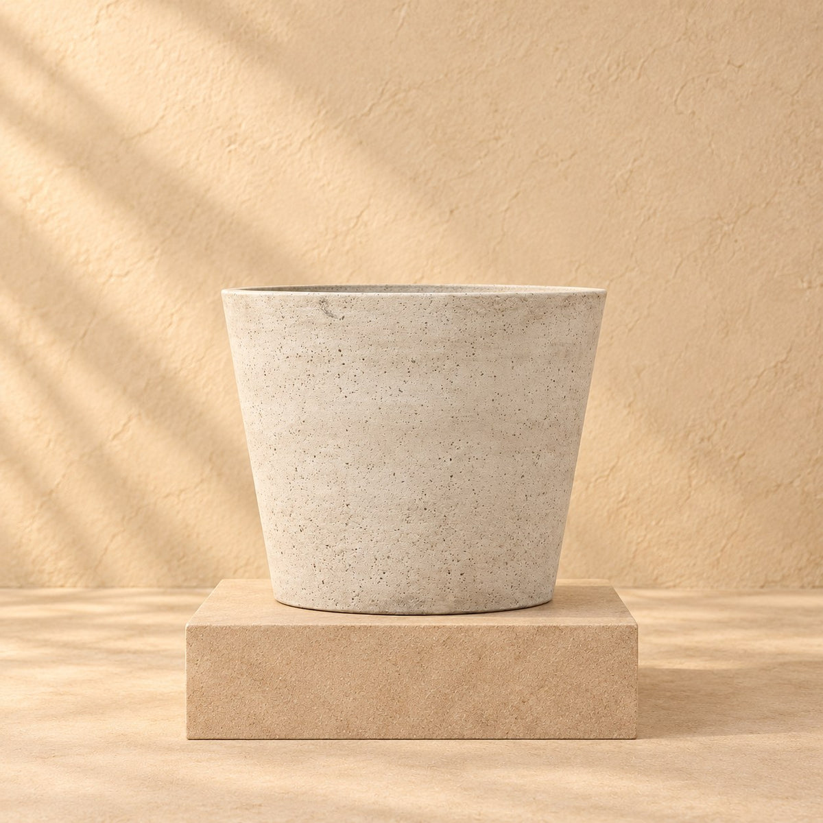 Sierpot Bucket Beige Washed Ø50 x H40 cm