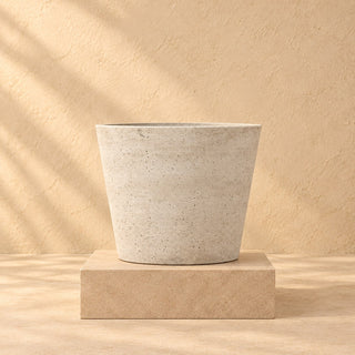 Sierpot Bucket Beige Washed Ø50 x H40 cm