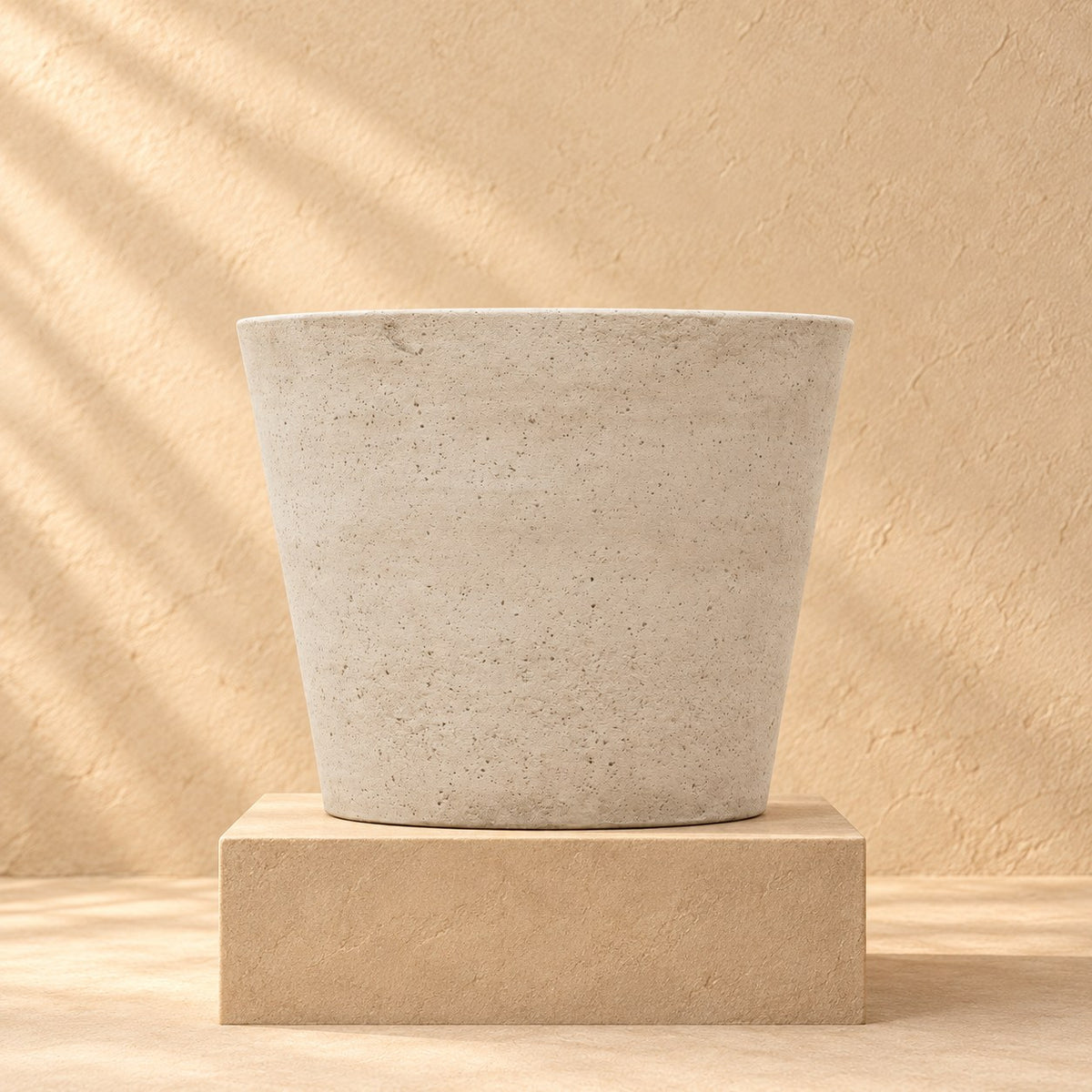 Sierpot Bucket Beige Washed Ø58 x H50 cm
