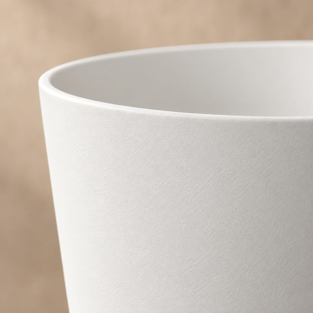 Sierpot Elho Greenville wit Ø39 x H37 cm, detail van het oppervlak