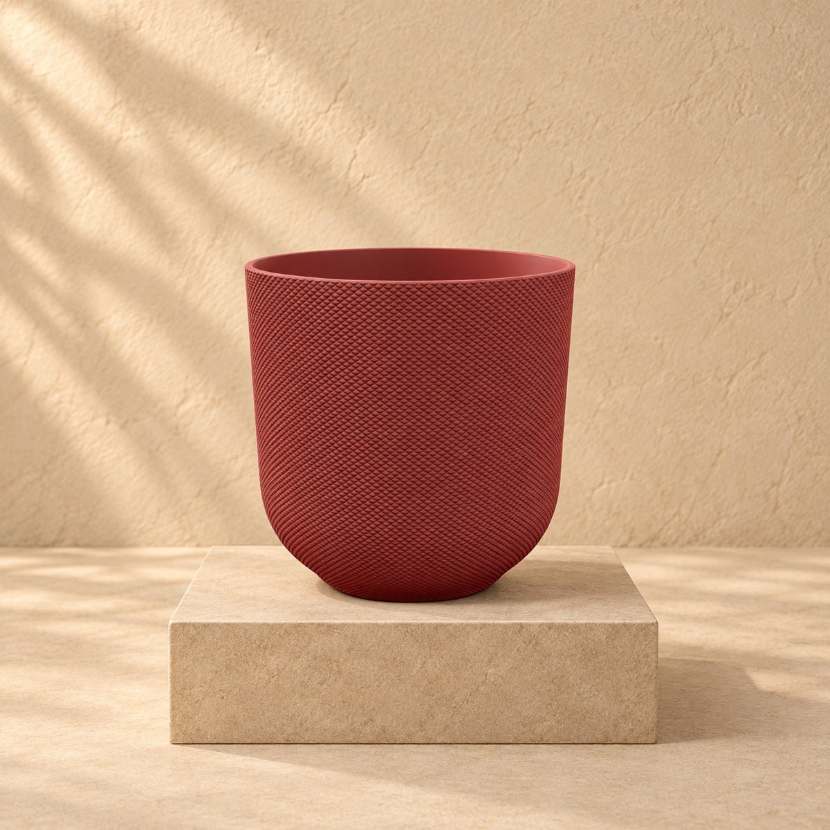 Sierpot Elho Jazz Round tuscan red Ø23 x H21 cm