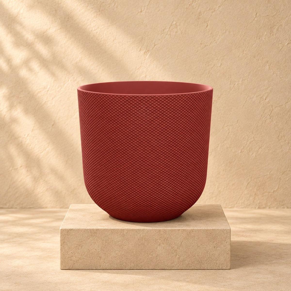 Sierpot Elho Jazz Round tuscan red Ø26 x H24 cm
