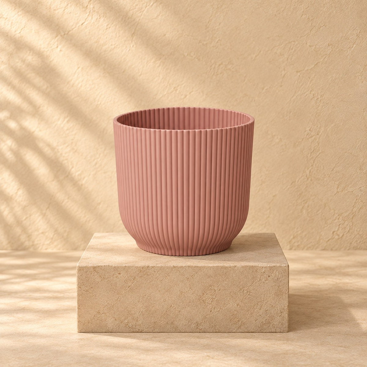 Sierpot elho Vibes Fold Round roze Ø14 x H13 cm