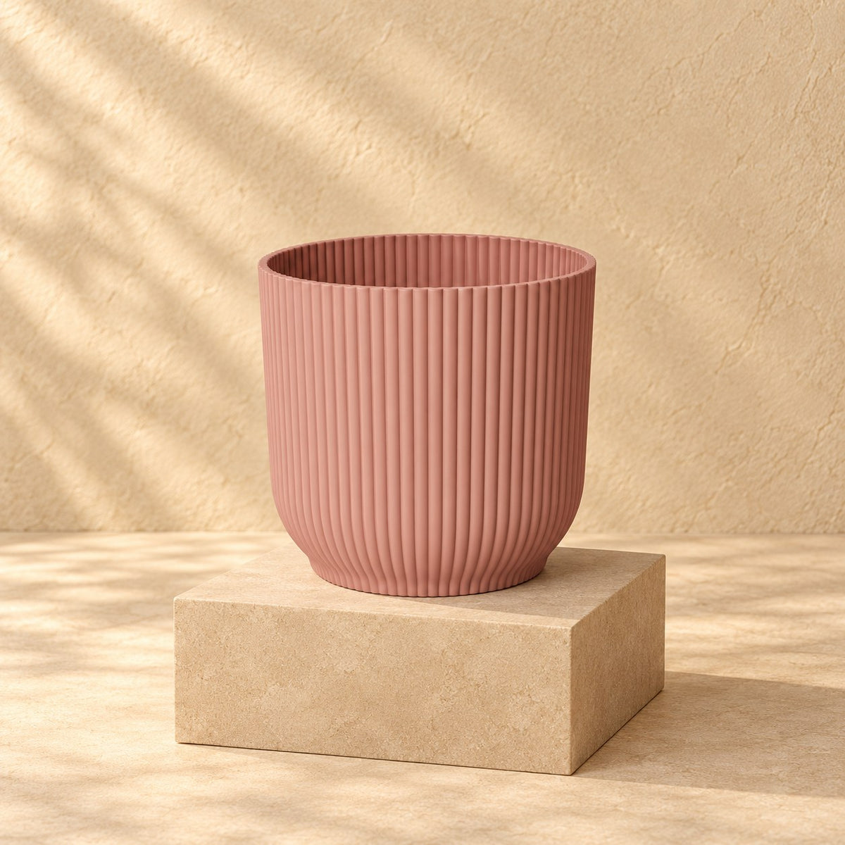 Sierpot elho Vibes Fold Round roze Ø22 x H20 cm