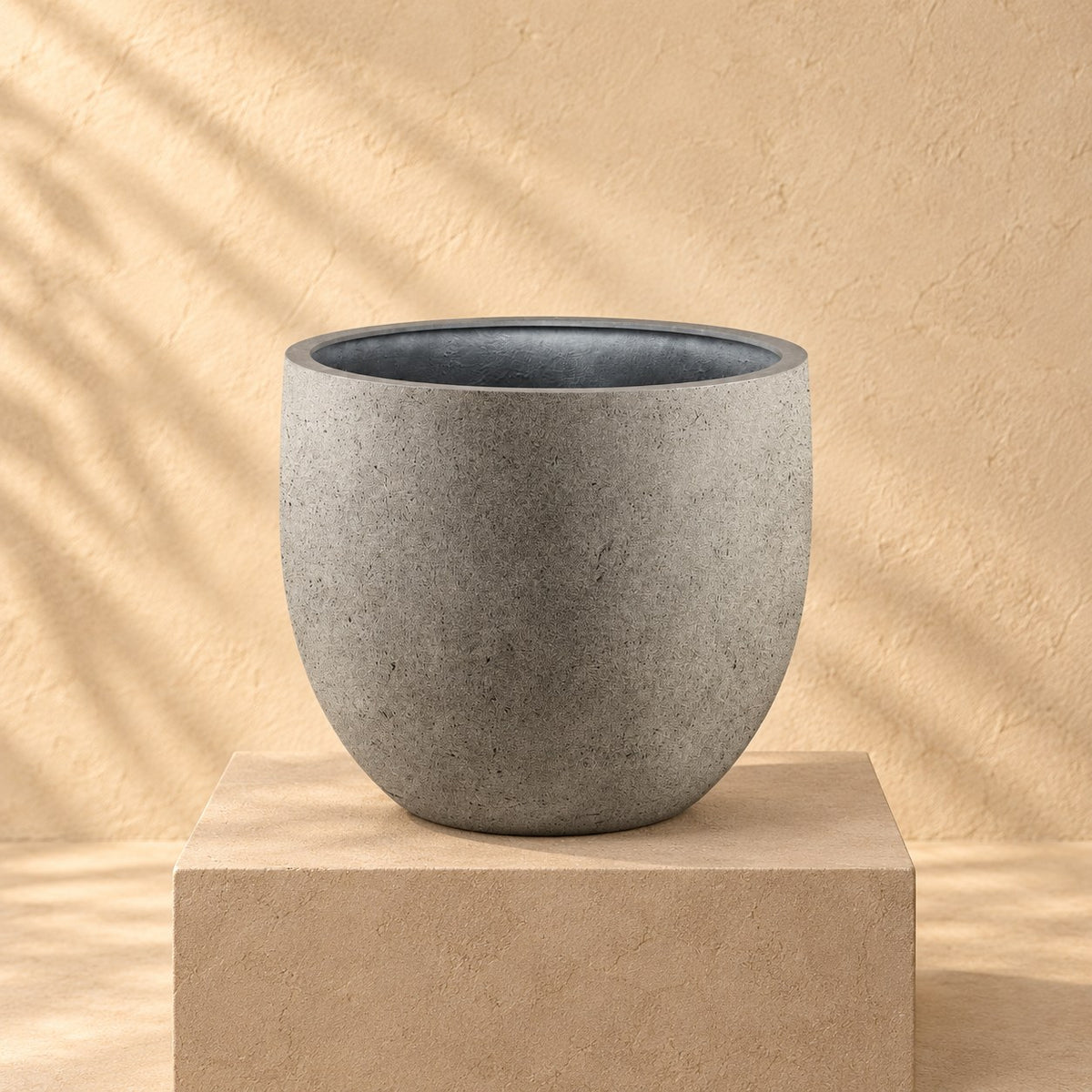 Sierpot grigio new egg natural concrete Ø45 x H38 cm