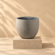 Vaso decorativo grigio new egg natural concrete Ø55 x H46 cm