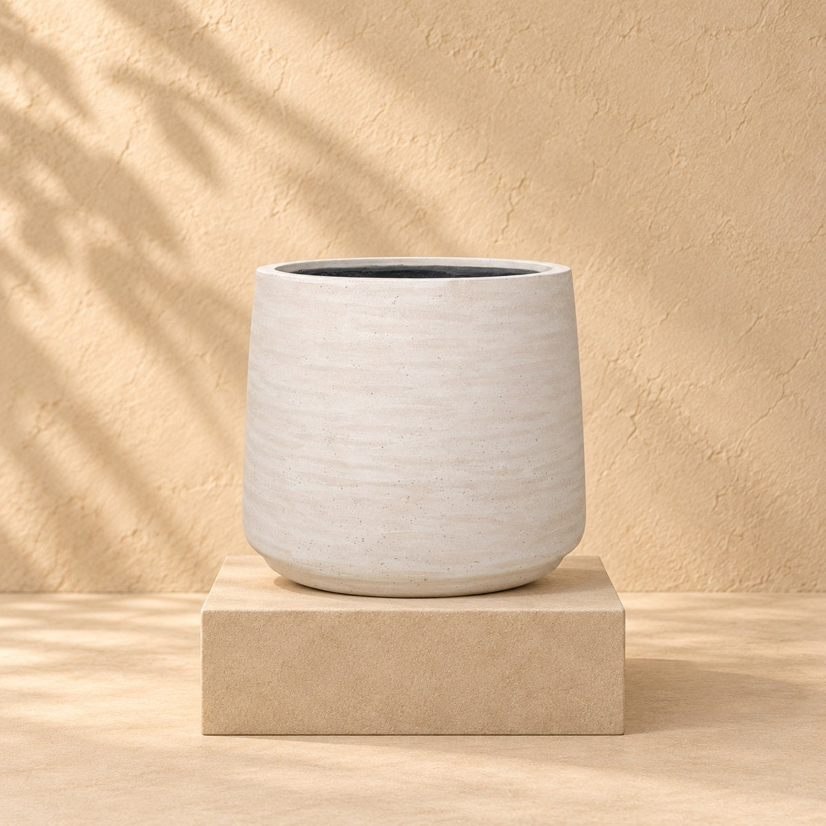 Sierpot Jumbo Patt Ivory Washed Ø73 x H61 cm