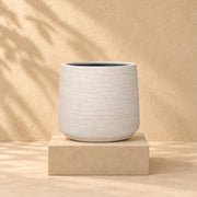 Ziertopf Jumbo Patt Ivory Washed Ø73 x H61 cm