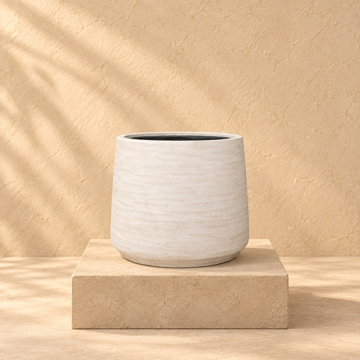 Sierpot Jumbo Patt Ivory Washed Ø93 x H77 cm