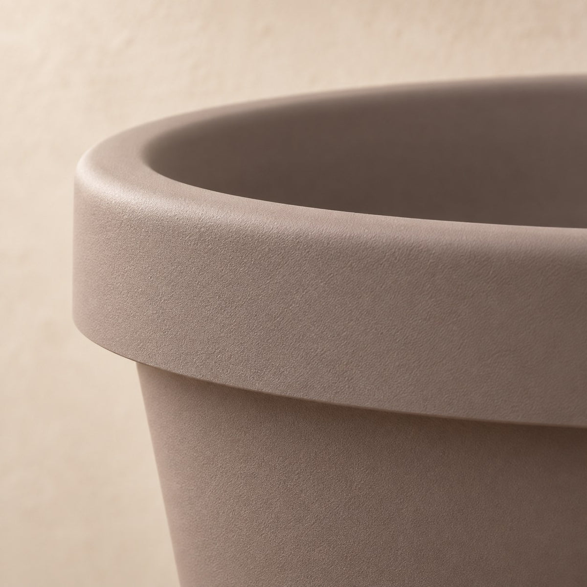 Pot décoratif Lira Tortora Ø75 x H68 cm, détail de la surface