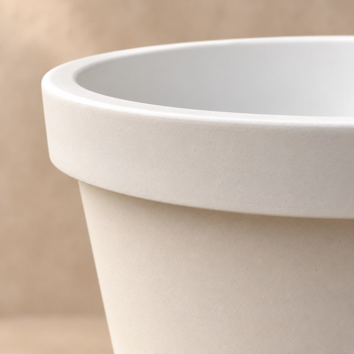 Sierpot Lira wit Ø65 x H58 cm, detail van het oppervlak