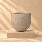 Decorative pot Orb Grey Washed Ø39 x H35 cm