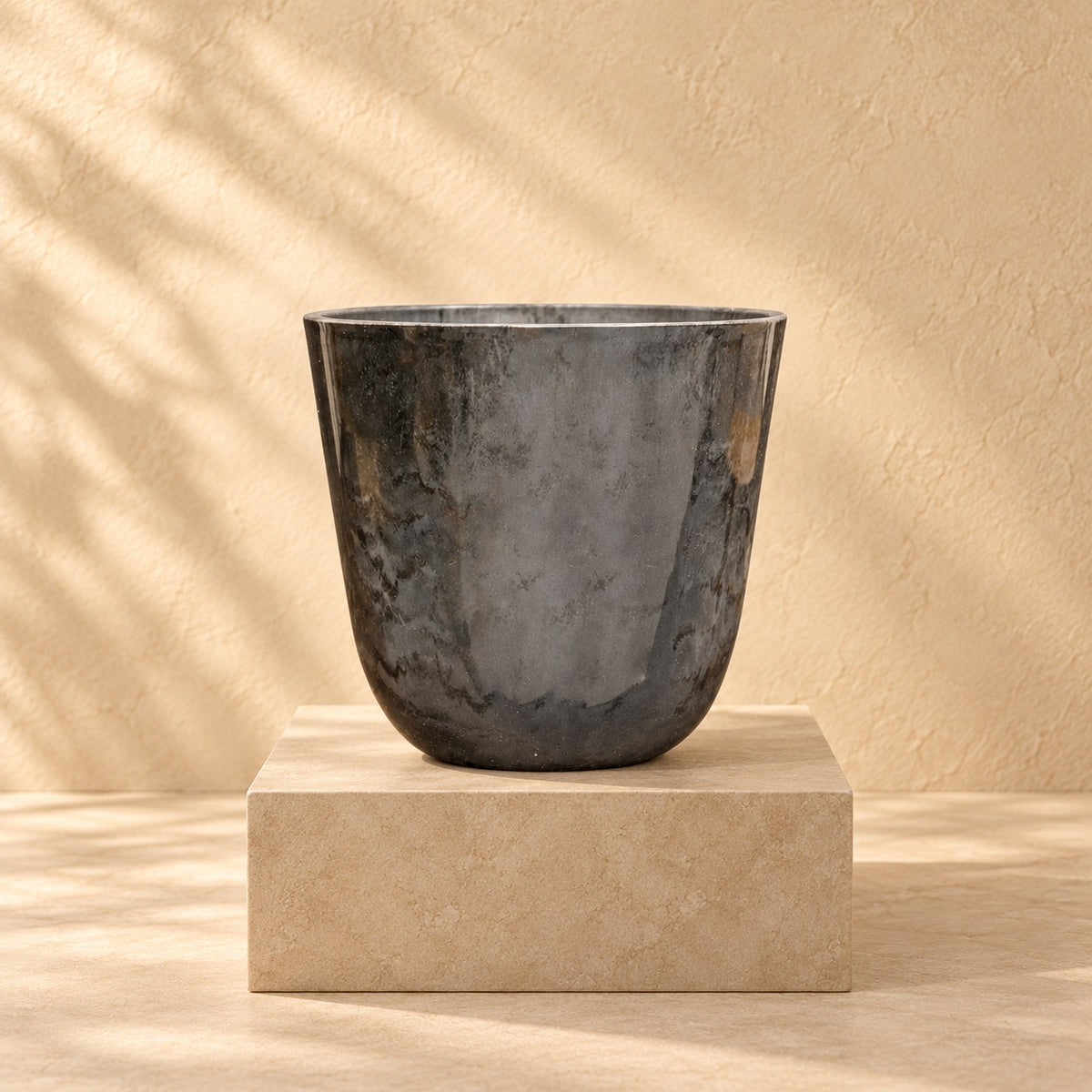 Sierpot Palermo marble grijs Ø27 x H25 cm